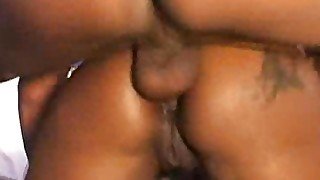 Two Black Babes Analed Strap On Dildo Fucked And Jizzed On!