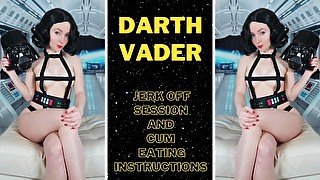 Darth Vader - Jerk Off Session and CEI