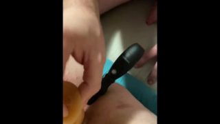 Wife takes triple pen with toys