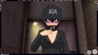 3D HENTAI Watch Dogs: Legion girl masturbating outdoors