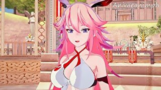 HONKAI IMPACT YAE SAKURA ANIME HENTAI 3D UNCENSORED