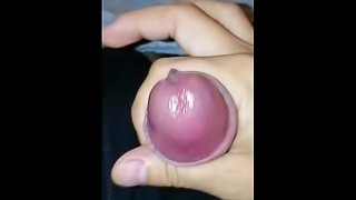 7 minuter edging session, lots of precum, foreskin, limp to hard, blueballs