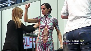 Naked Body Painting Color