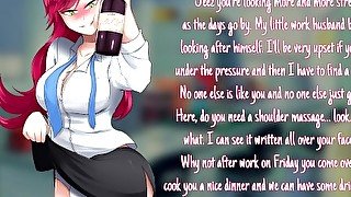 Your Coworkers BIG Surprise... (Futa ASMR - ORAL ONLY)