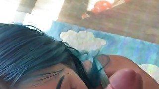 POV Snapchat Sloppy Blowjob Facial with Jewelz Blu