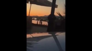 Public Threesome in Greek island 