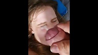 Pretty girl facial