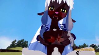 Pokemon Hentai - POV Wooloo boobjob