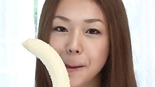 Cute, Serina Hayakawa, starts throating cock