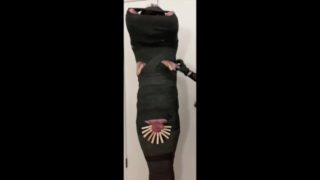 Tickling and Edging My Mummified Femdom Submissive with CBT