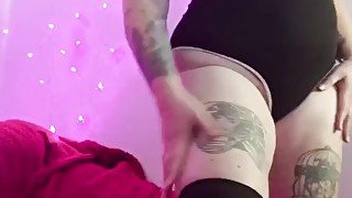 striptease and orgasm chubby MILF whore