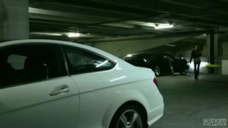 Jessica drake fucks a random dude in a parking as a part of a game