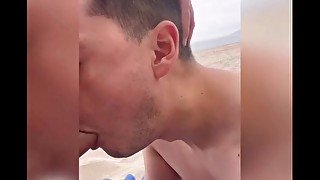 Dominated at the beach by a stranger