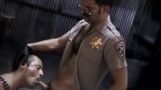 Exquisite Officer Gets A Blowjob From A Dirty Gay Man