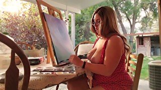 Topless Painting