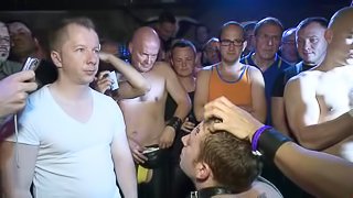 A poofter gets tortured and banged by a group of gays at a party