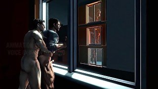 Chris Redfield x Piers Nivans Gay Animation