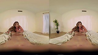 POV video with horny MILF sucking a dick - Alice Lighthouse