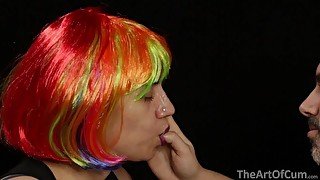 Colorful Wig Facial!