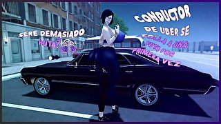 JOI -Conductor de Uber se folla a una Futa por primera vez- LoReN ♥