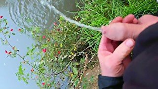 FORESKIN  piss 💦 to the river 🦋. Public male PEE