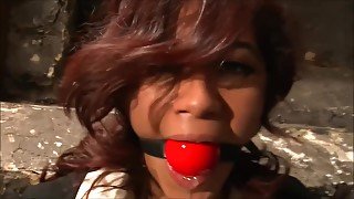 Sahrye Drools From Ballgag As Shes Spanked