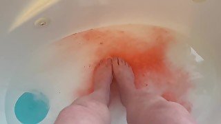 Foot Focused ASMR Leg Shaving