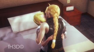 Edward Elric & Winry Rockbell 3D HENTAI Different positions