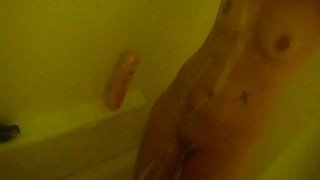 My 35 yo MILF wife takes shower on hidden camera video