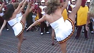 Cheerleaders dance