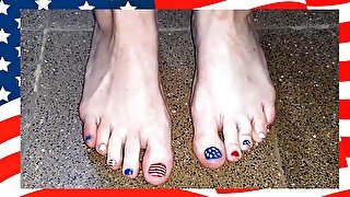 American Footjob