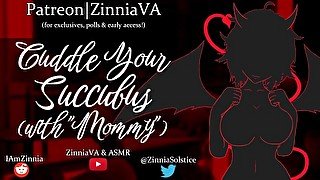 SFW ASMR/RP - Cuddle Your Succubus (w/"Mommys") [(T)F4A][Succubus GF][Magic][Size Difference]