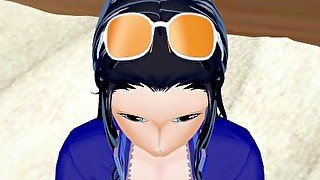 One Piece Nico Robin Hentai POV