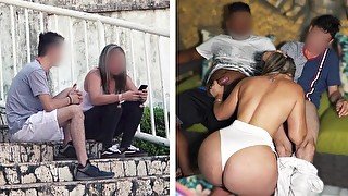 Curvy Latina Slut Only Cares About Fame So She Gets Destroyed By Two Big Dicks In DP Threesome