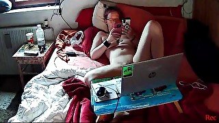 Caught Sexting And Masterbating