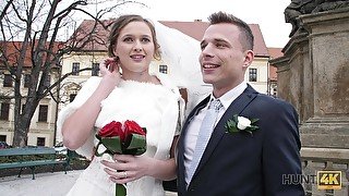 HUNT4K Attractive Czech bride spends first night with rich stranger