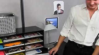 Hung boss fucks his employee in office