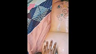 Massage ending with creamy bbc