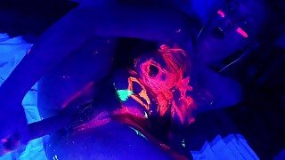 Rave Girl Slut Masturbates During Afterparty