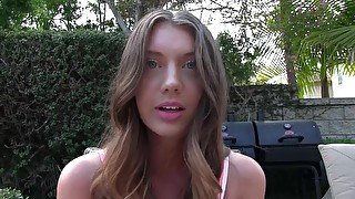 Elena Koshka squirts all over her step-brutha's dick