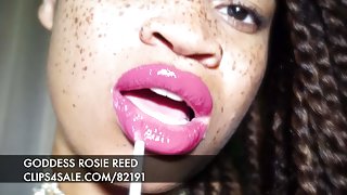 Lipstick Fetish Pink Lipgloss JOI POV Goddess Rosie