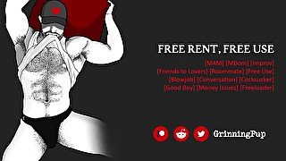 [Audio] Roommate Convinces You to be Free Use for Rent