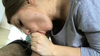 Big cock teen blowjob and swallow a huge cock