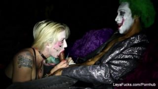 Harley Quinn Leya takes the Joker's BBC