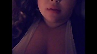 PAWG with big boobs sucks dick and gets fucked