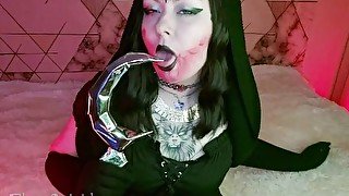 Cassandra Dimitresku captures your dick and makes you obey and cum JOI facial