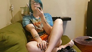 Foot Fetish Video For 20 Days Of 420 With Seattle Ganja Goddess! Shoe Lick