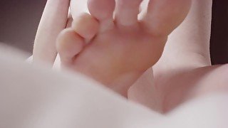 GIANTESS FEET play with tiny creature that crawls between legs - HD + ASMR - TEASER