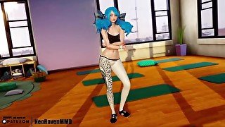 [MMD]Cherry Bullet - Hands Up (Gwen) [Clothed ver.]