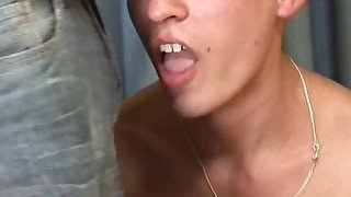 Colombian Boy Sucks Older Mans Big Uncut Dick